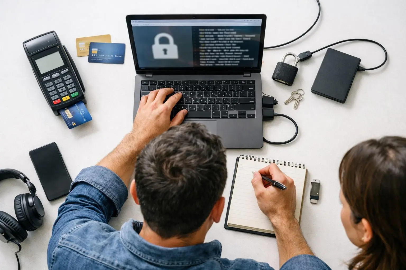 How Encryption applies to Credit Card Processing services in Austin, United States—practical illustration