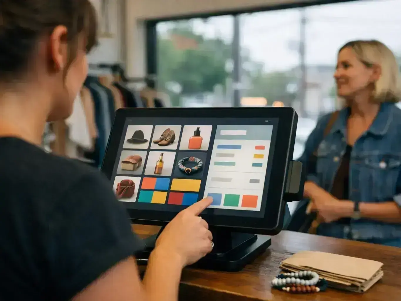Contact Credit Card Processing — in action